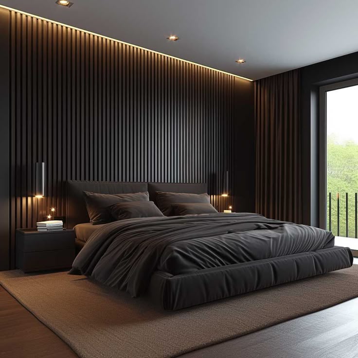 Luxury linen bedroom